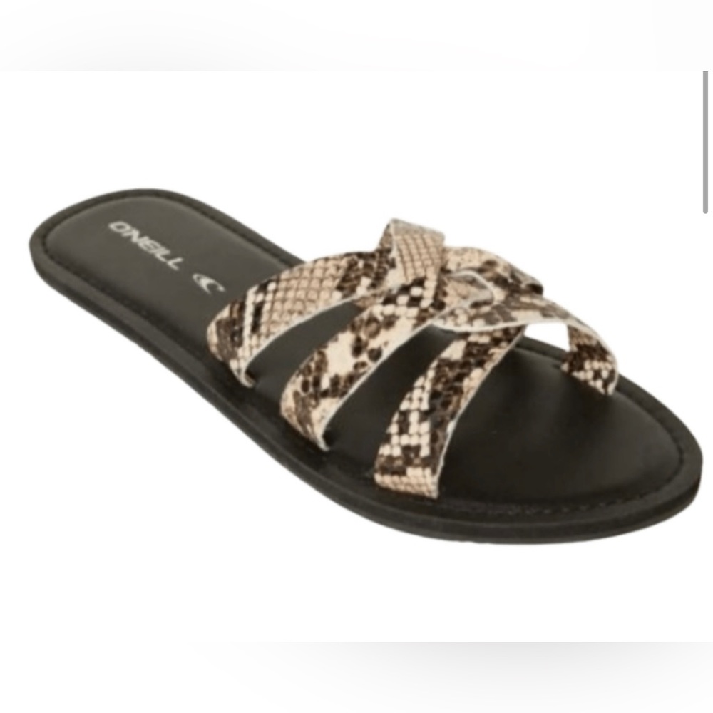 O’Neill Snake Print Sandals